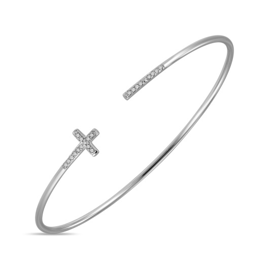 Браслет жесткий с бриллиантами