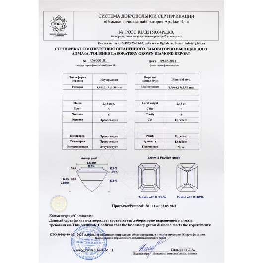 Кольцо с бриллиантом