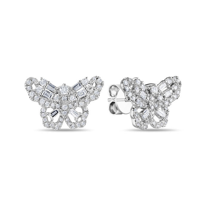 Серьги с бриллиантами - фото 1 Серьги с бриллиантами - фото 1