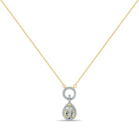 Колье с бриллиантами и аметистом - фото 1 Колье с бриллиантами и аметистом - фото 1