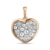 Подвеска с бриллиантом - фото 1