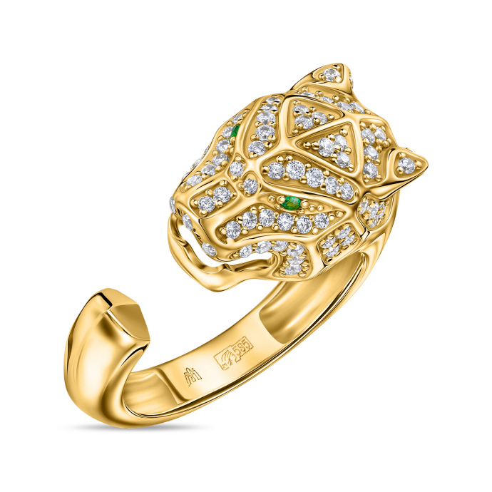 Кольцо с фианитами - фото 1 Кольцо с фианитами - фото 1