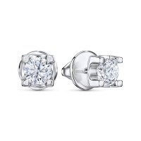 Серьги с бриллиантами - фото 1