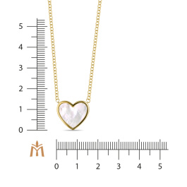 Колье с перламутром