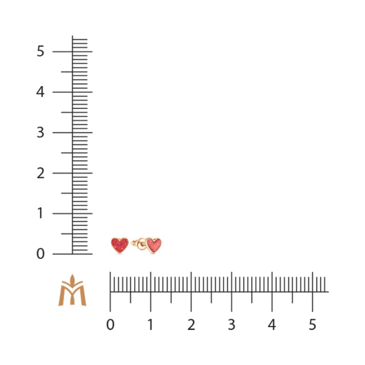 Серьги с эмалью