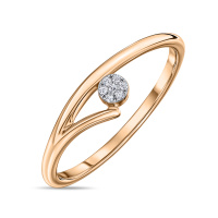 Кольцо с бриллиантами - фото 1