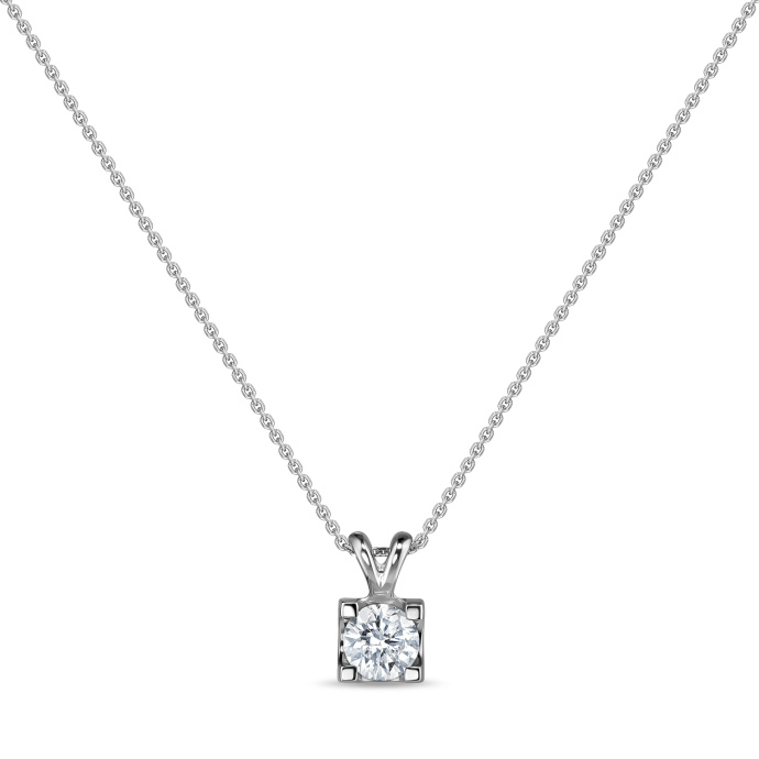 Колье с бриллиантом - фото 1 Колье с бриллиантом - фото 1