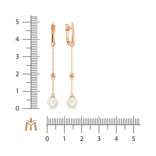 Серьги с жемчугом