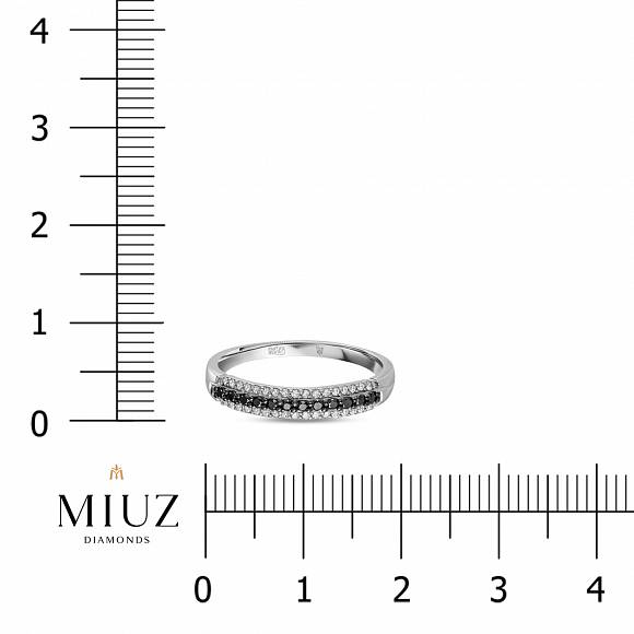Кольцо с бриллиантами и облагороженными бриллиантами R01-SS-35596-B - Фото 2