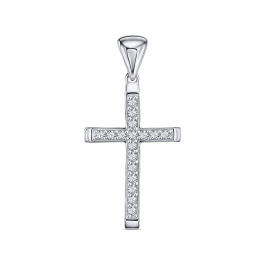 Крест с бриллиантом