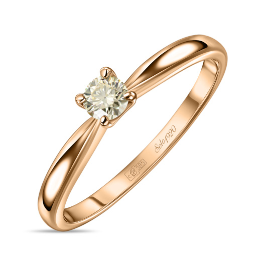 Кольцо с бриллиантом