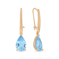 Серьги с топазом - фото 1 Серьги с топазом - фото 1