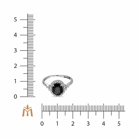 Кольцо с бриллиантами и цветными сапфирами R01-SS-35674-B - Фото 2