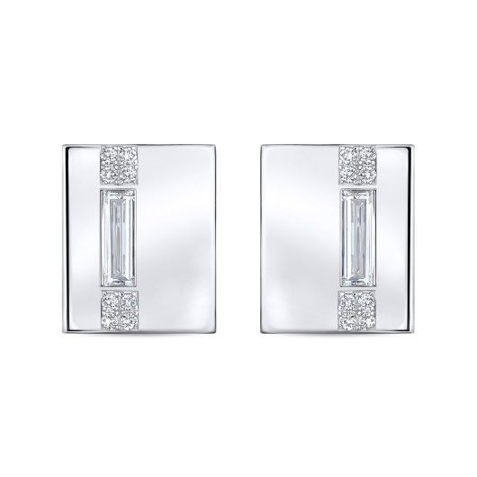 Запонки с бриллиантом