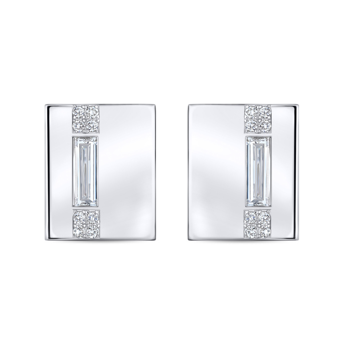 Запонки с бриллиантом - фото 1