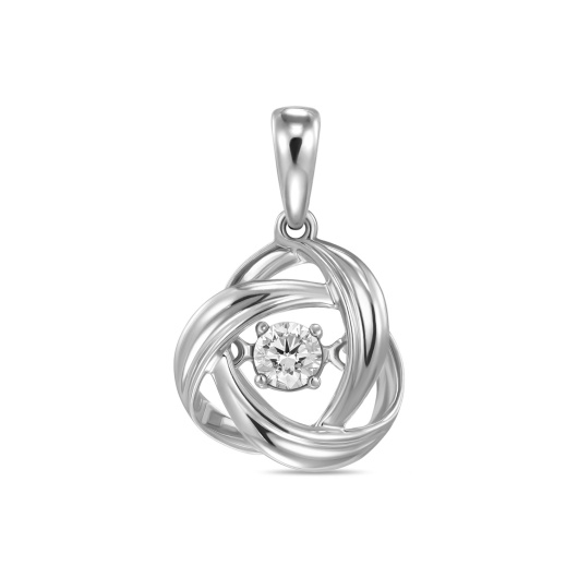 Комплект с бриллиантом