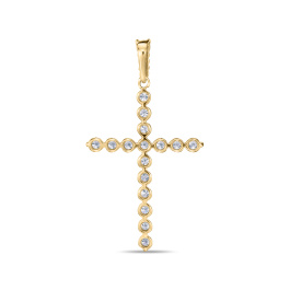 Крест с бриллиантом