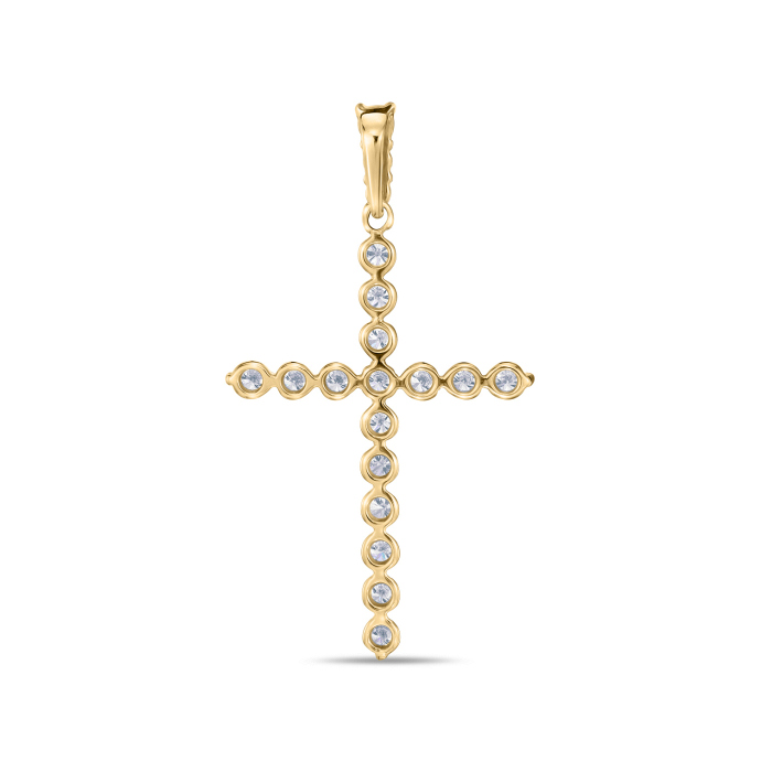 Крест с бриллиантом - фото 2