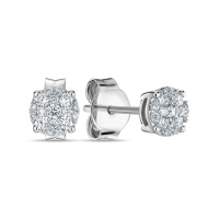 Серьги с бриллиантом - фото 1 Серьги с бриллиантом - фото 1