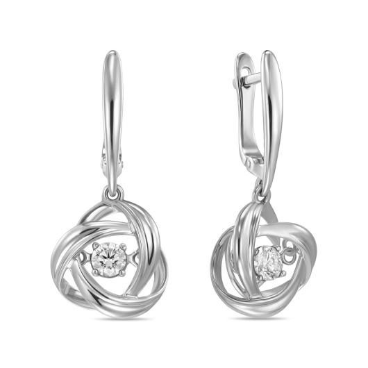 Комплект с бриллиантом