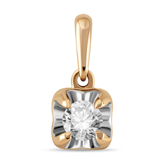 Подвеска с бриллиантом