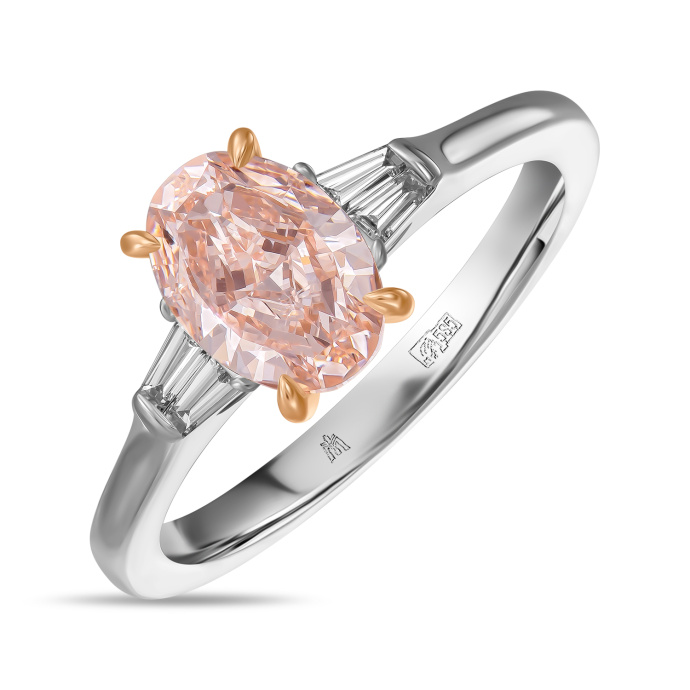 Кольцо с бриллиантом - фото 1 Кольцо с бриллиантом - фото 1