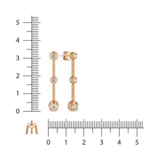 Серьги с бриллиантами