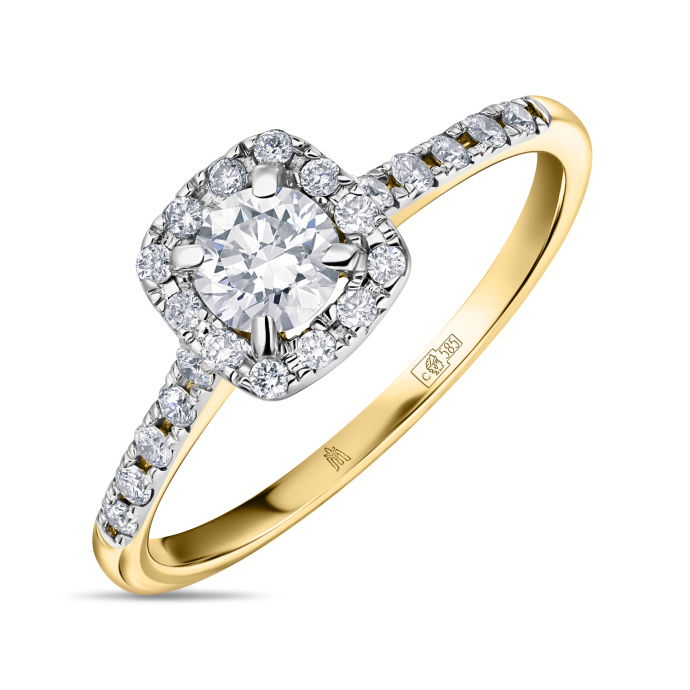 Кольцо с бриллиантом - фото 1 Кольцо с бриллиантом - фото 1