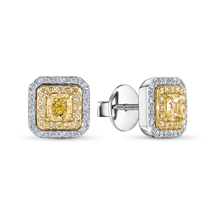 Серьги с бриллиантами - фото 1