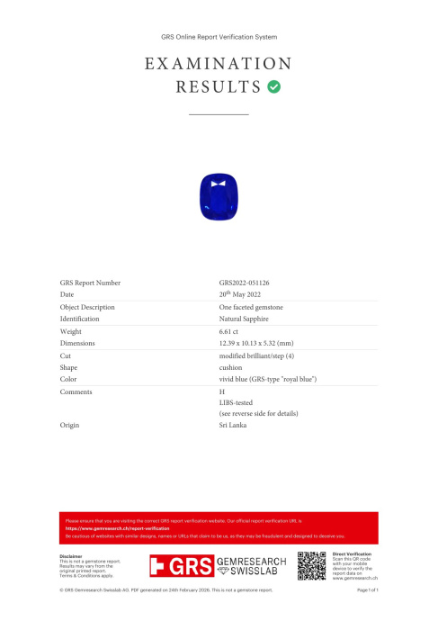 Кольцо с бриллиантами и сапфиром - фото 3