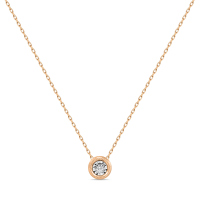 Колье с бриллиантом - фото 1