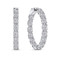 Серьги с бриллиантами - фото 1