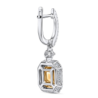 Серьги с бриллиантами - фото 2