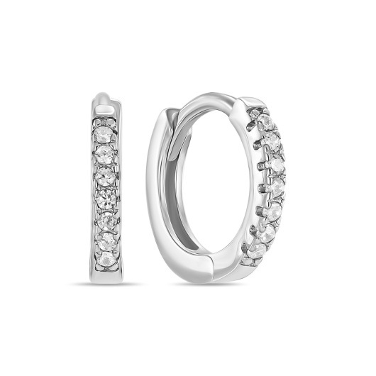 Серьги с фианитами