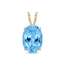 Подвеска с топазом