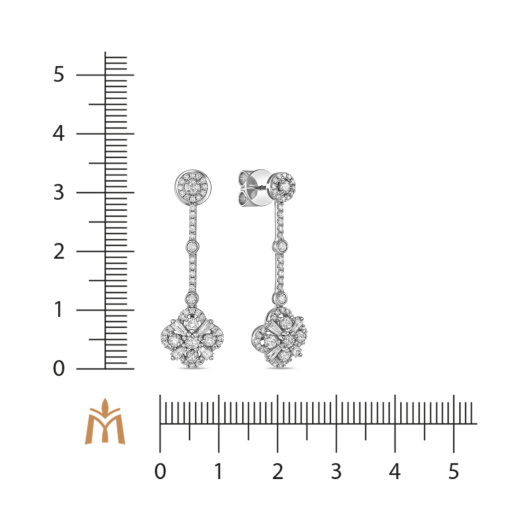 Серьги с бриллиантами