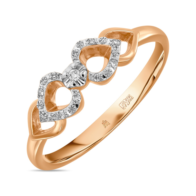 Кольцо с бриллиантами - фото 1