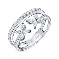 Кольцо с бриллиантами - фото 1