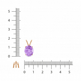 Подвеска с аметистом