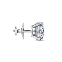 Серьги с бриллиантом - фото 2