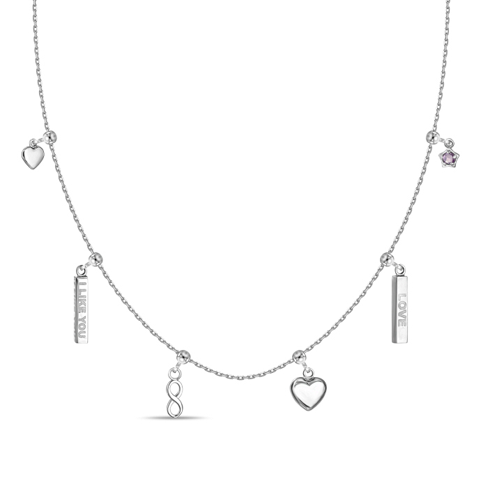 Колье с аметистом - фото 1