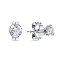 Серьги с бриллиантами - фото 1