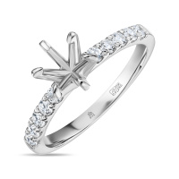 Кольцо с бриллиантами - фото 1