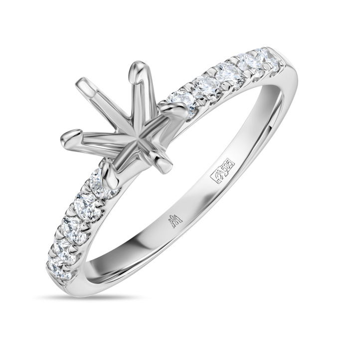 Кольцо с бриллиантами - фото 1