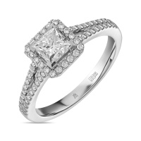 Кольцо с бриллиантами - фото 1