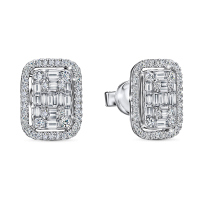 Серьги с бриллиантами - фото 1 Серьги с бриллиантами - фото 1