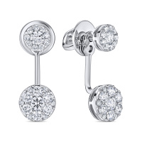 Серьги с бриллиантом - фото 1 Серьги с бриллиантом - фото 1