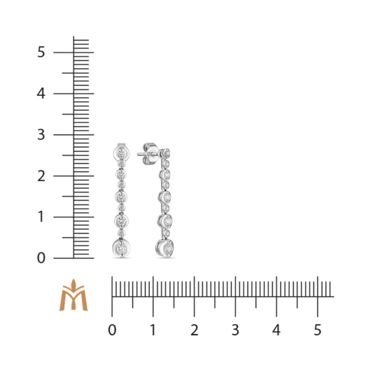 Серьги с бриллиантами