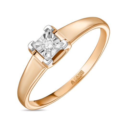 Кольцо с бриллиантом