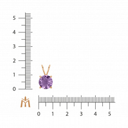 Подвеска с аметистом